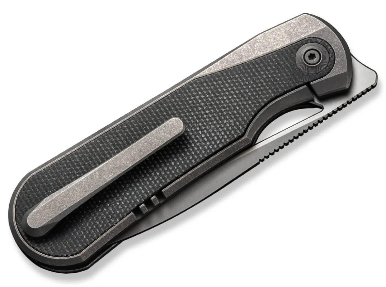 Baloo Titanium Micarta Black