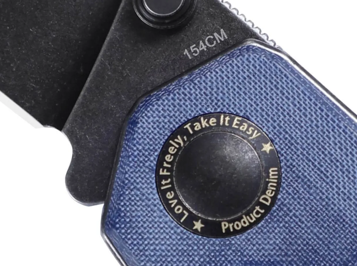 Begleiter Blue Denim Micarta