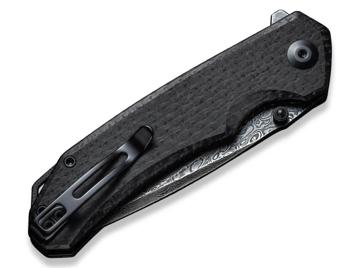 Brazen Damascus Micarta Black