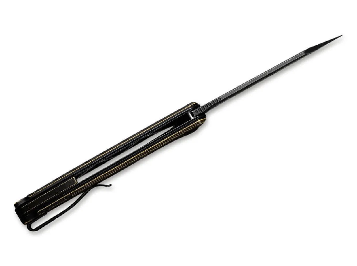 Brigand Damascus Brass Black