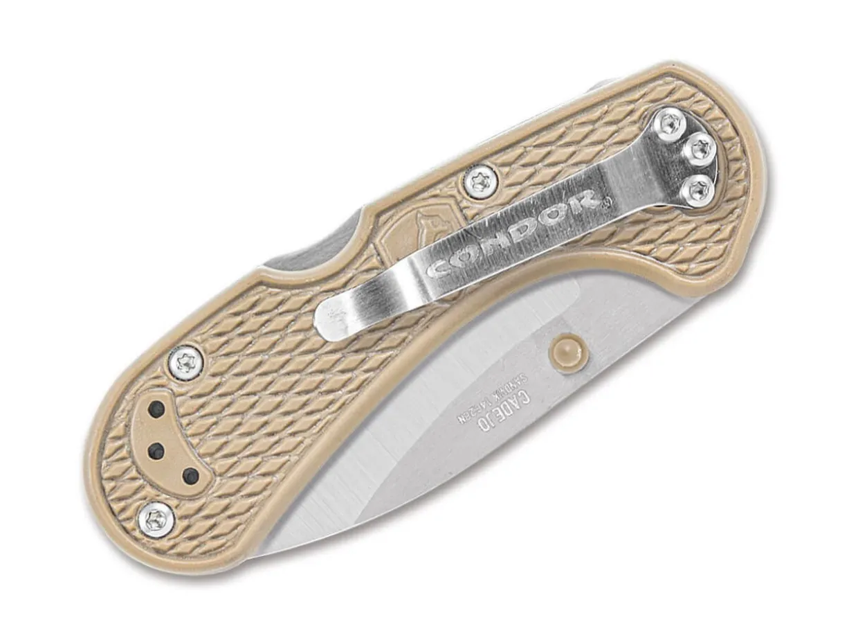 Cadejo Drop Point Folder Desert