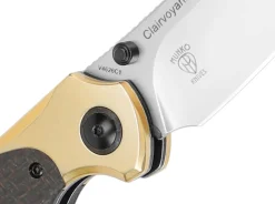 Clairvoyant 154Cm Brass Micarta Black