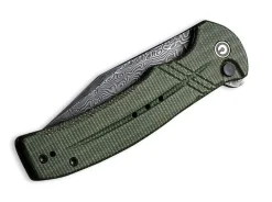 Cogent Damast Micarta Green