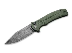 Cogent Damast Micarta Green