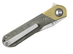 Comet Brass Micarta Green