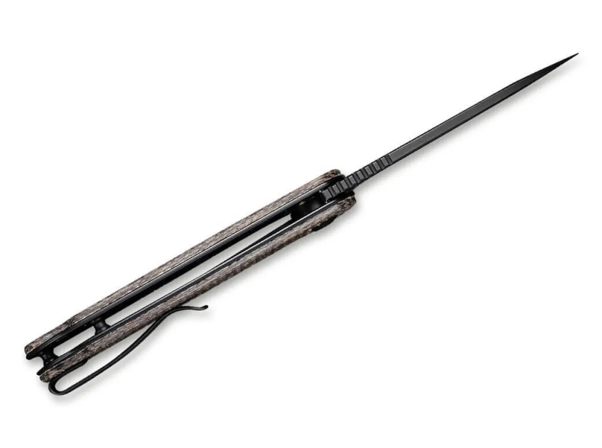 Elementum Micarta Brown Tanto