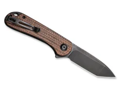Elementum Micarta Dark Brown Tanto