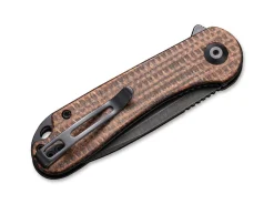Elementum Micarta Dark Brown Tanto