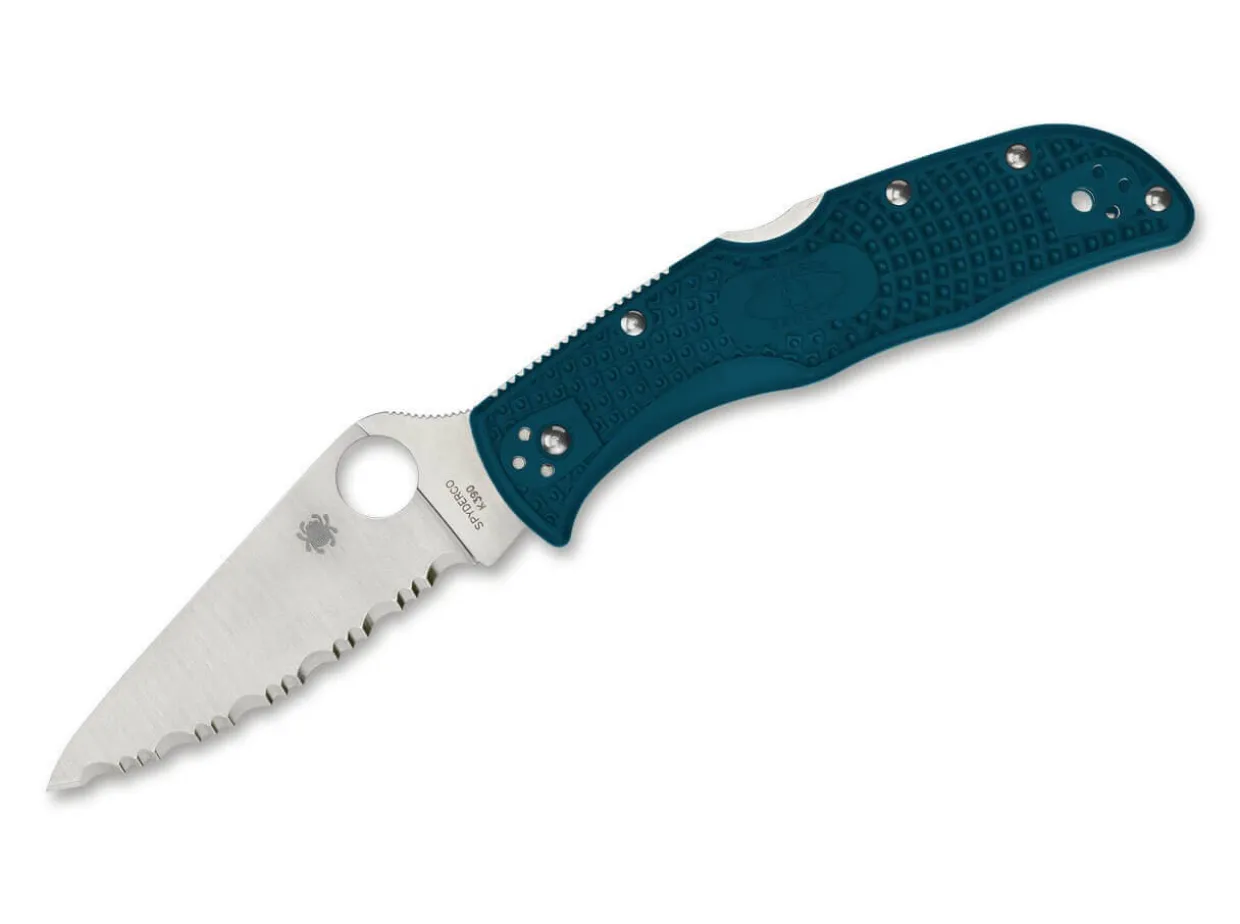 Endela Lightweight K390 Serrated Blue