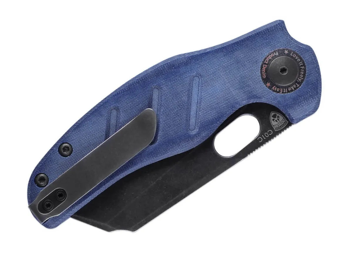 Full Size Sheepdog C01C Blue Denim Micarta