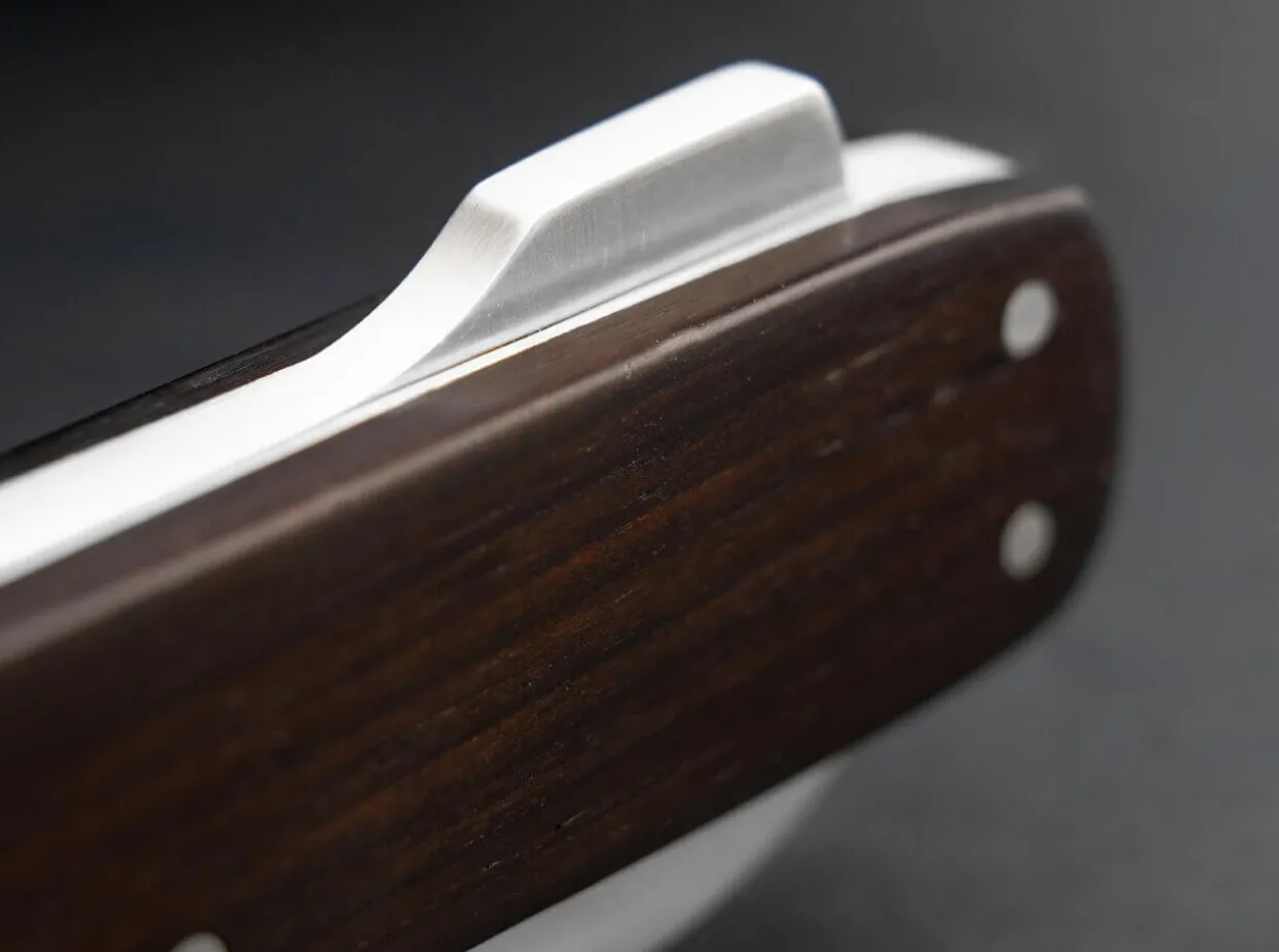 Hunters Knife Mono Damascus Grenadill