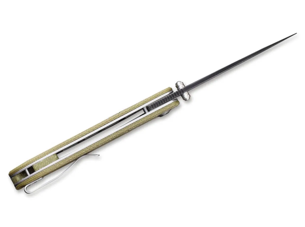 Imperium Damascus Micarta Olive