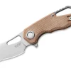 Isonzo M390 Hawkbill Micarta Natural