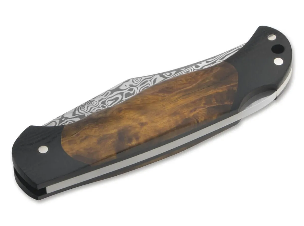 Junior Scout Lightweight Curly Birch Brown Damascus