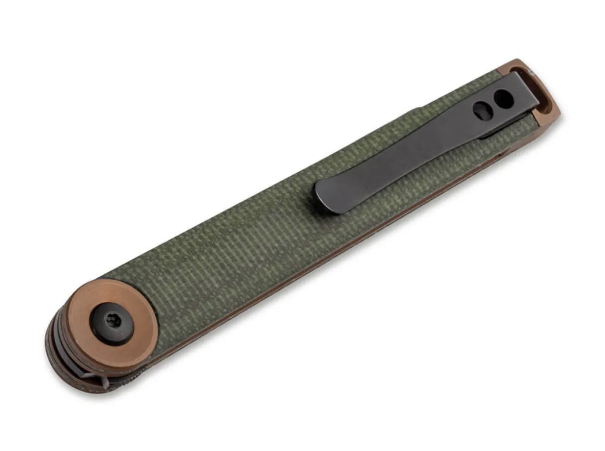 Kaizen Green Canvas Micarta