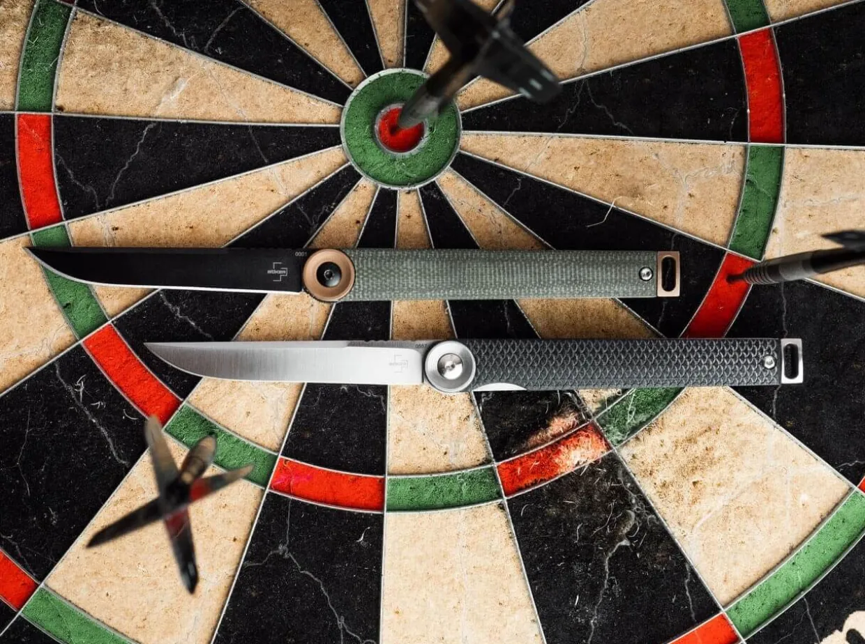 Kaizen Green Canvas Micarta