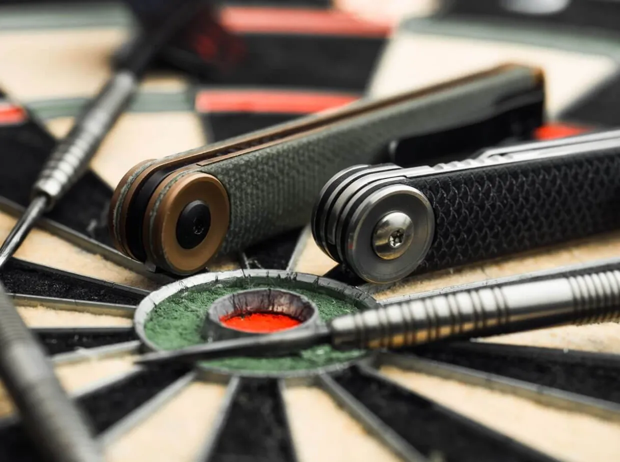 Kaizen Green Canvas Micarta