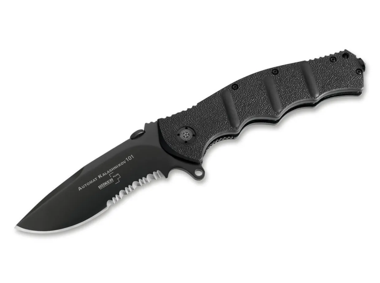 Kal-101 Black Serrated