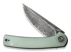 Mini Asticus Natural G10 Damascus