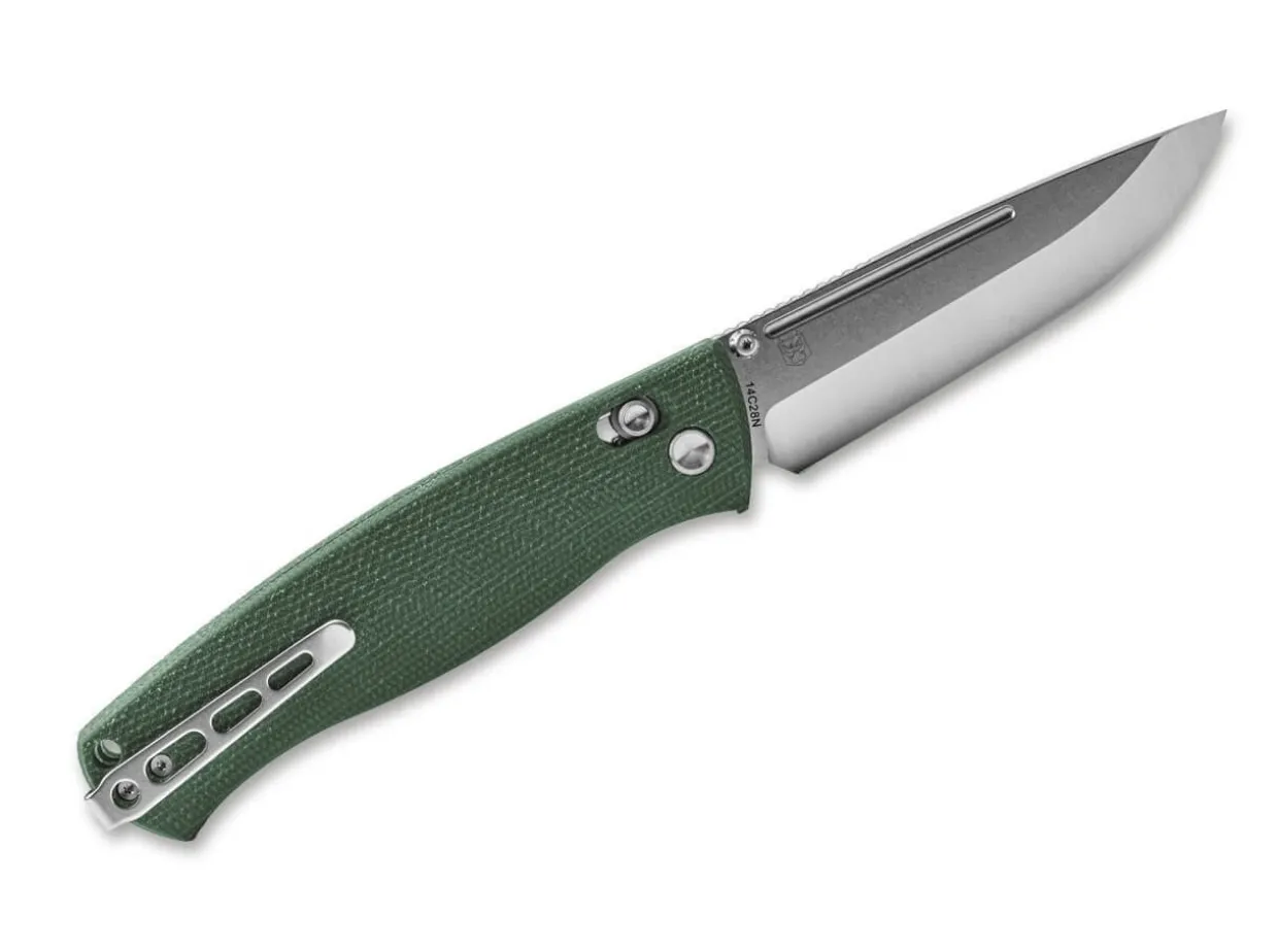 Pathfinder Folder Micarta Green