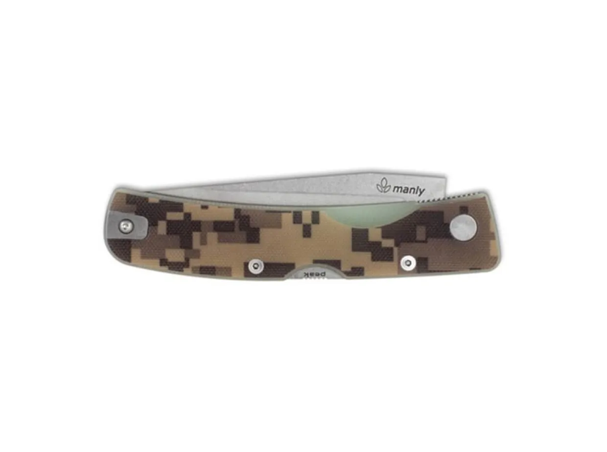 Peak Cpm S-90V Desert Camo Two Hand Opening
