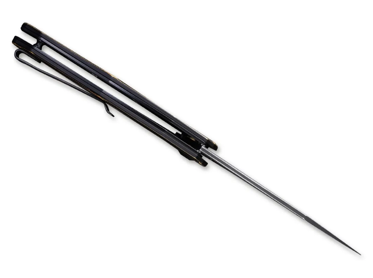 Plethiros Black Brass Damascus