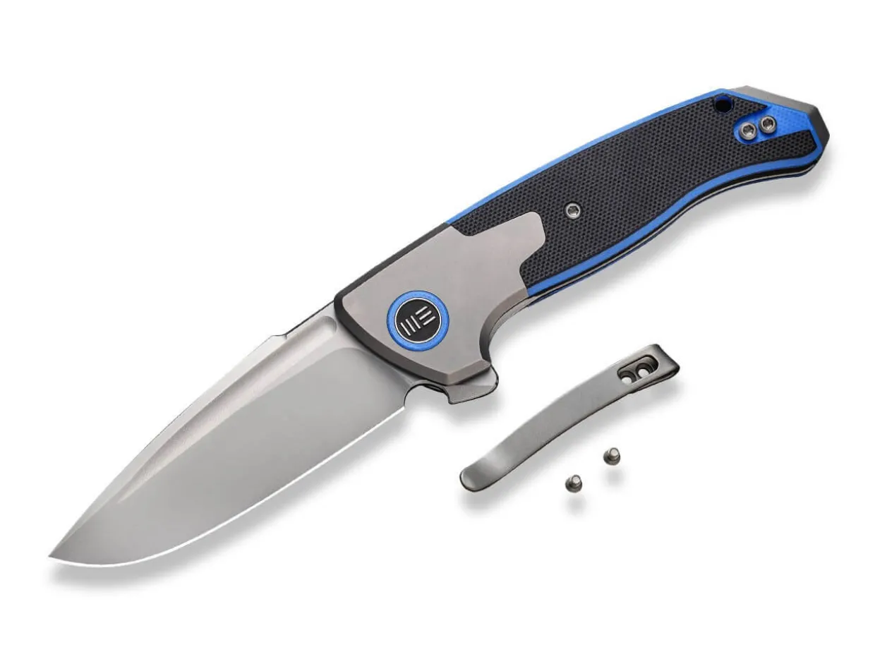 Press Check Titanium G10 Black Blue Dp