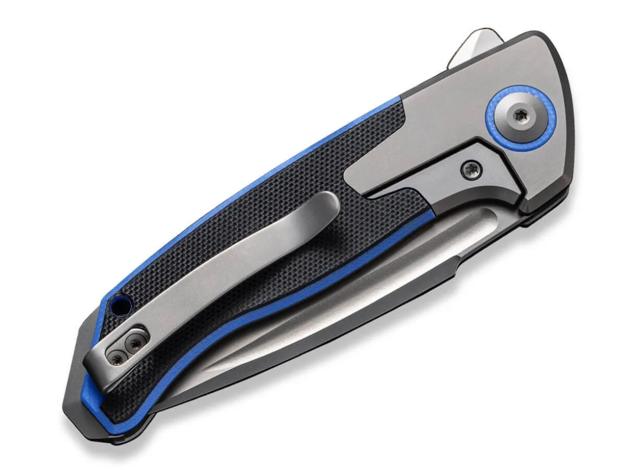 Press Check Titanium G10 Black Blue Dp