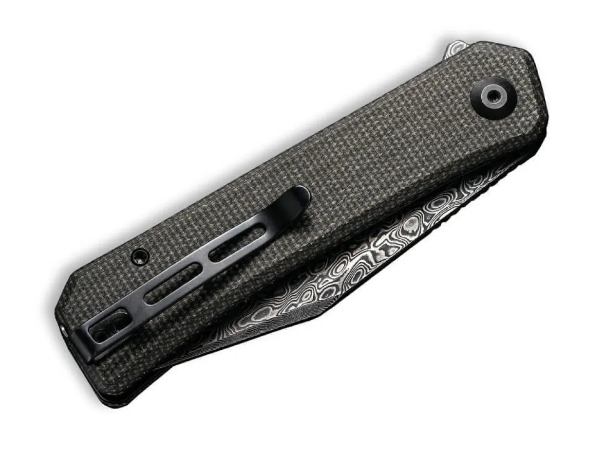 Relic Damascus Micarta Green