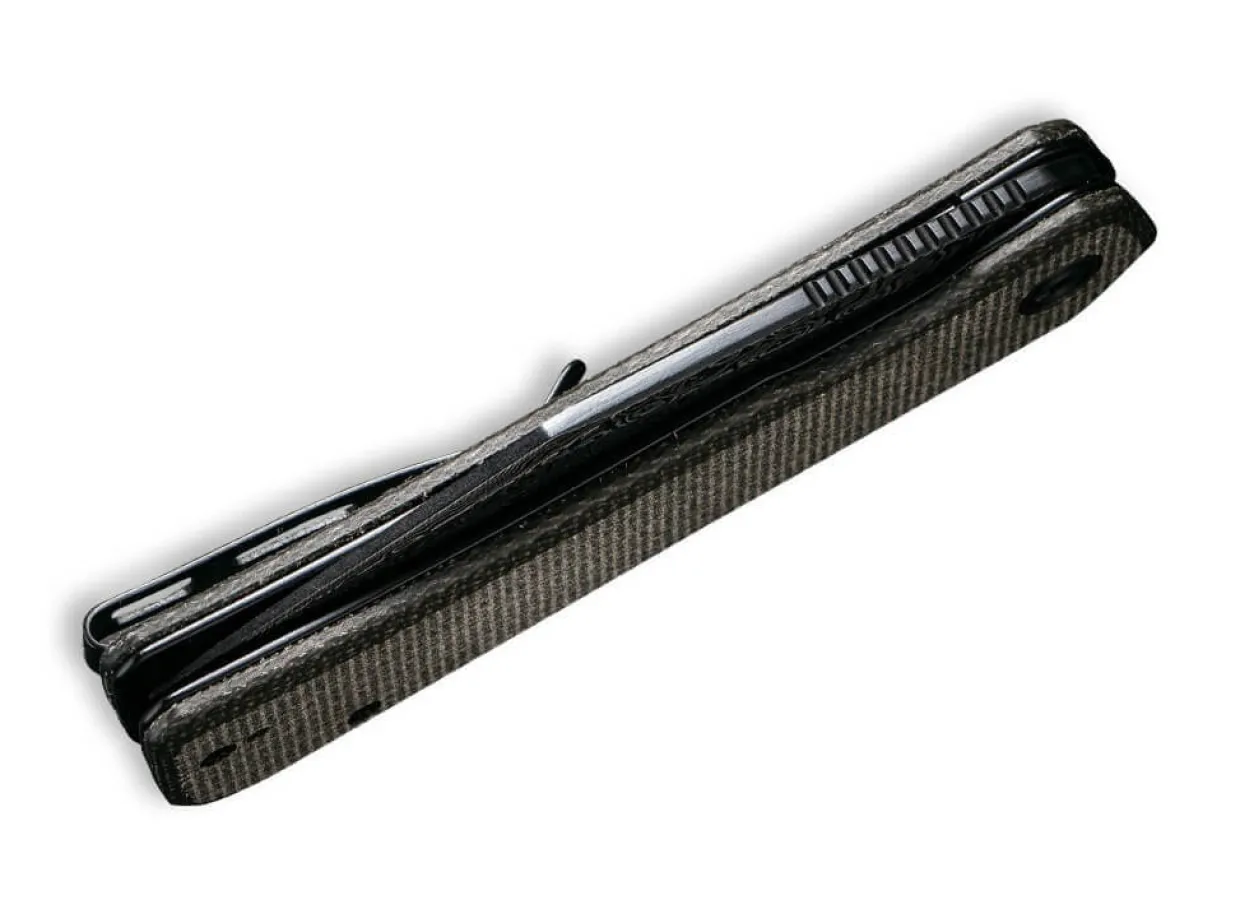 Relic Damascus Micarta Green