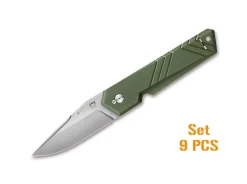 Set Unboxer Green 9 Pcs