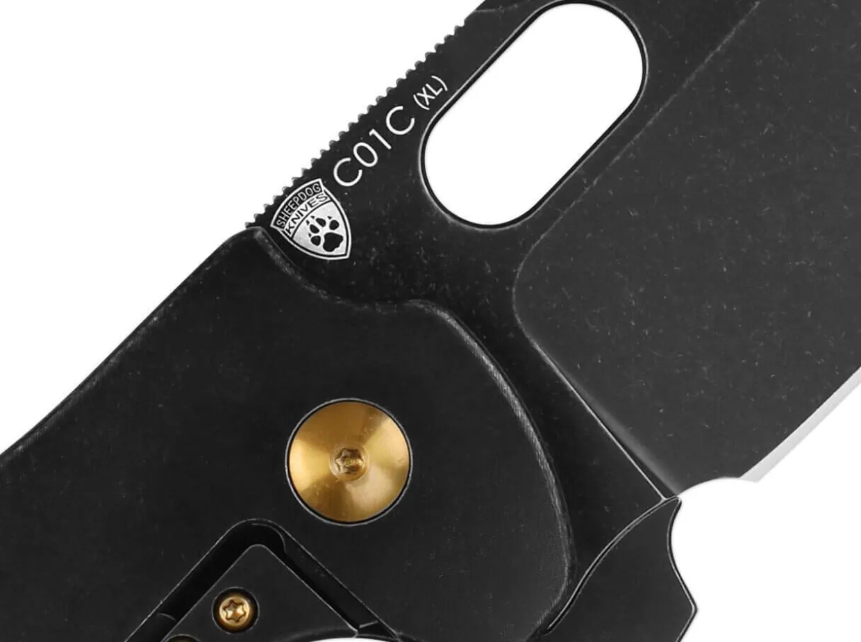 Sheepdog C01C Xl S35Vn Titanium All Black