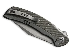 Snick Titanium Micarta Green