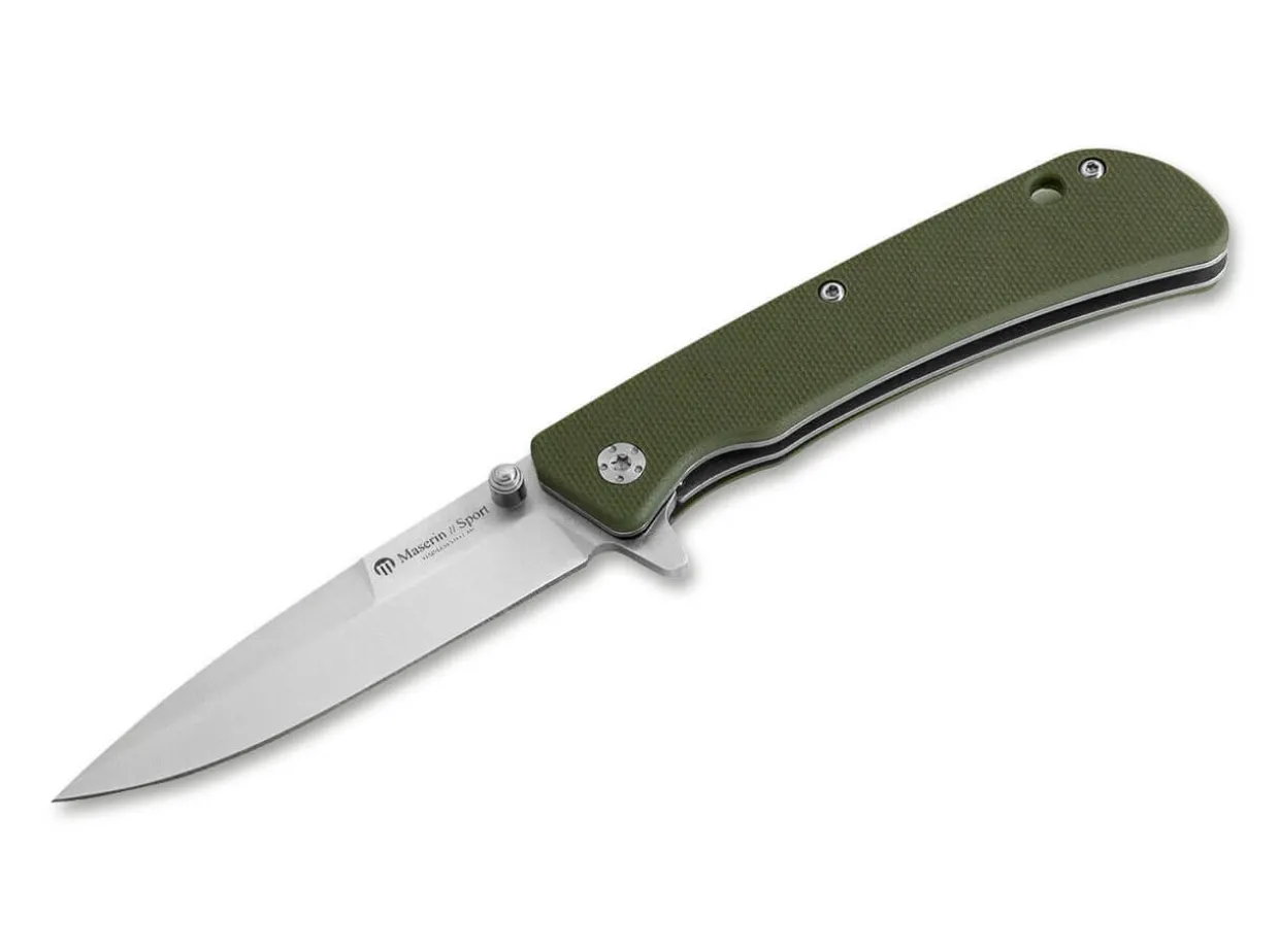 Sport Knife Spearpoint Slim G10 Green