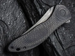 Synergy 3 Damascus G10 Cf Black Tanto