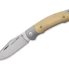 Twin Titanium Micarta Natural