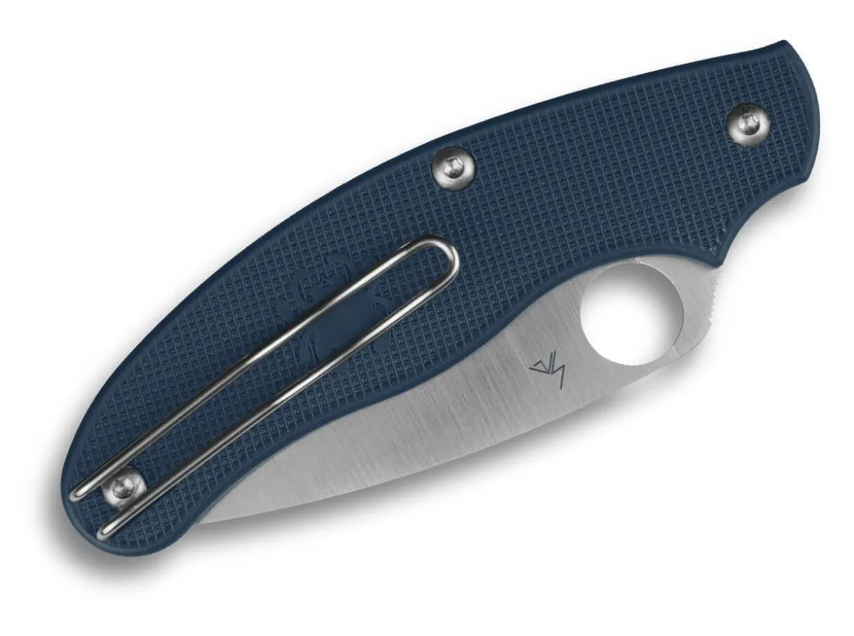Uk Penknife Cpm Spy27 Frn Blue Plainedge